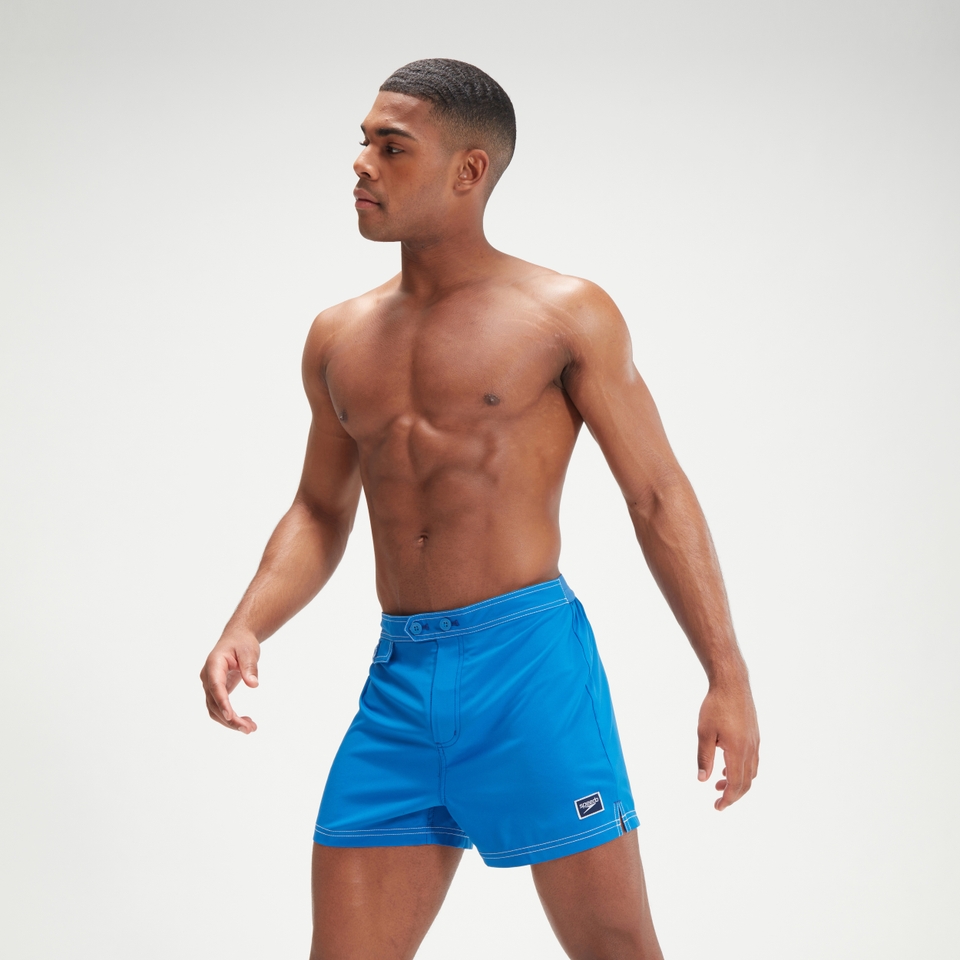 Men's Vintage Volley 14" Swim Trunks Blue