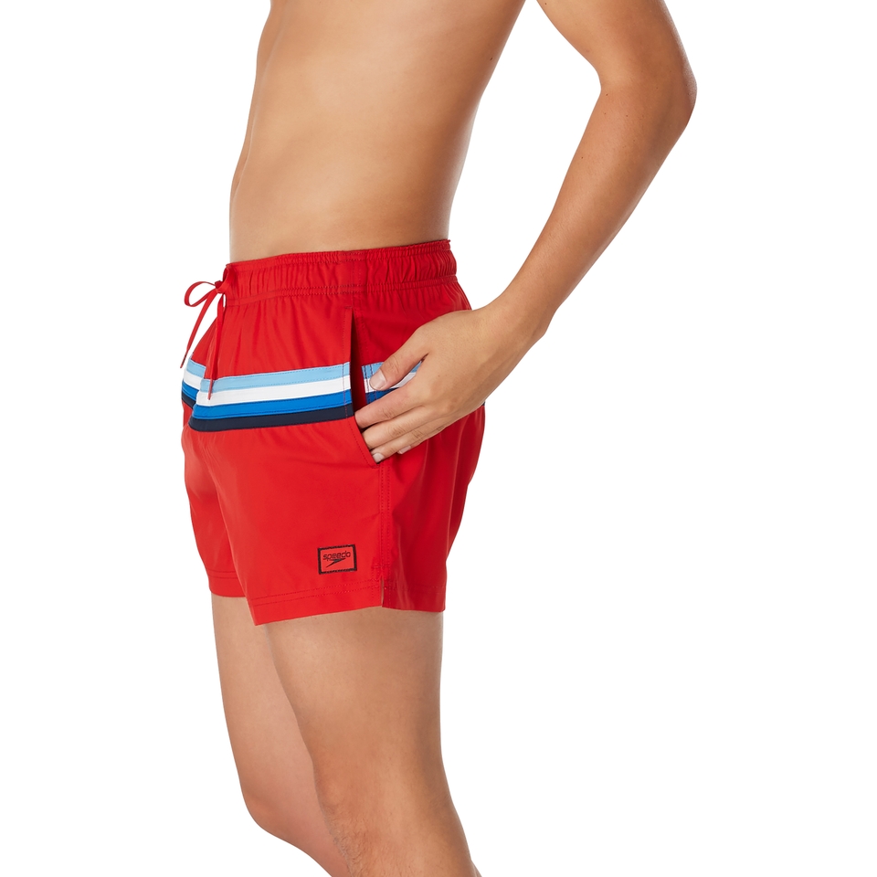 Maillot de bain Rondo Edge 14 po pour hommes, rouge