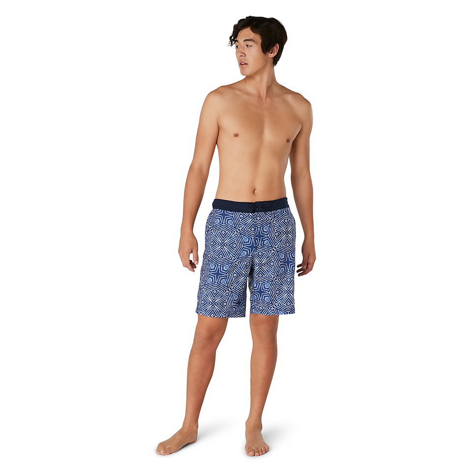 Combinaison modèle court à motif imprimé Bondi 20 po pour hommes, bleu marine