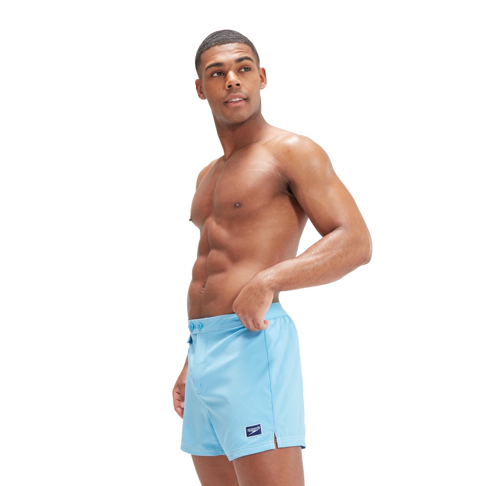 Maillot de bain Vintage 14 po pour hommes, bleu