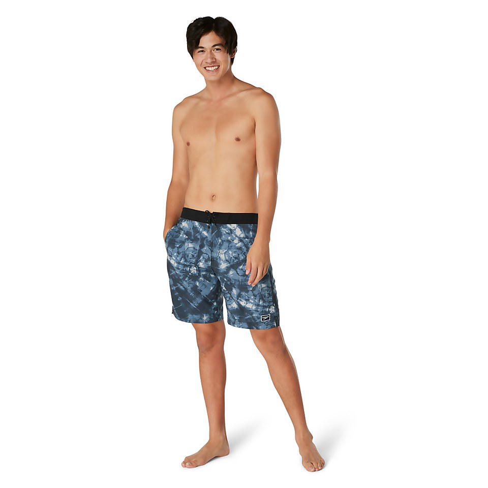 Men's Basal Tie Dye Bondi Basin Boardshort 20" Gray