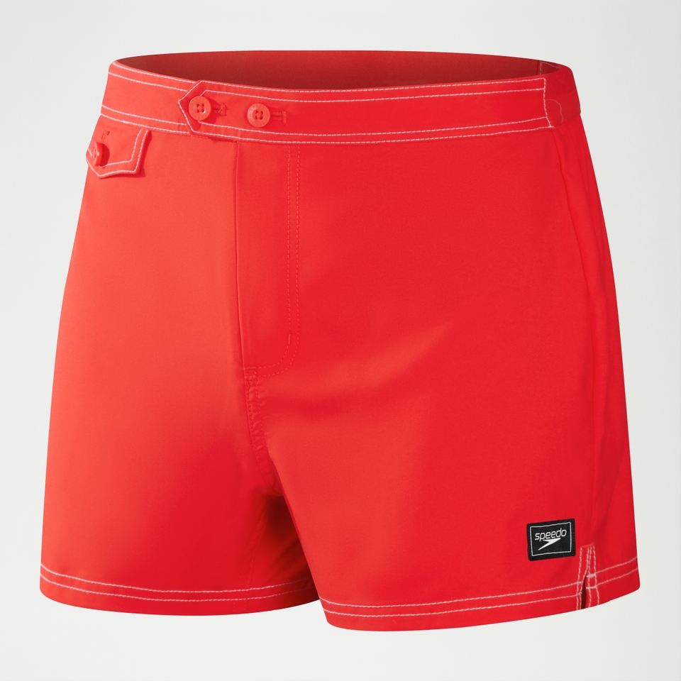 Men's Vintage Volley 14" Swim Trunks Red