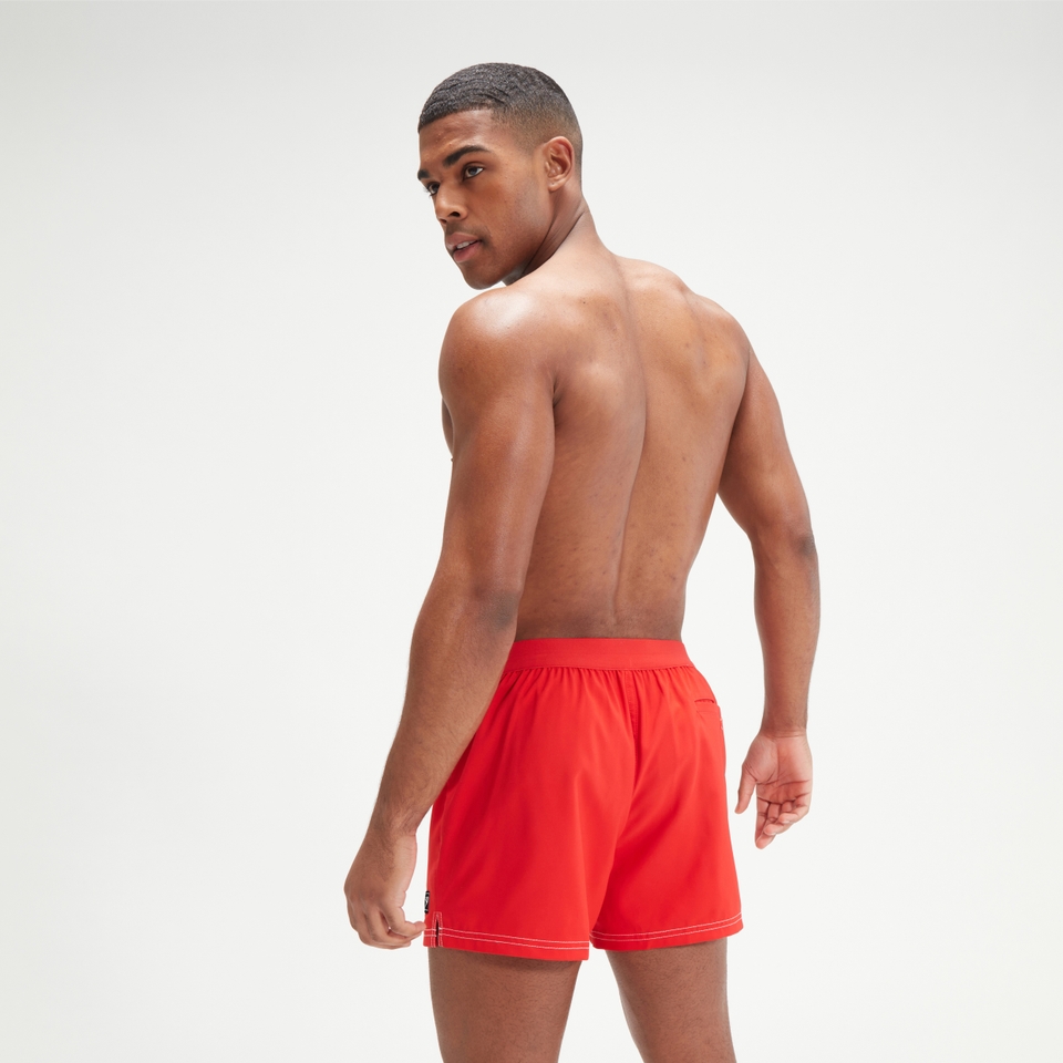 Men's Vintage Volley 14" Swim Trunks Red
