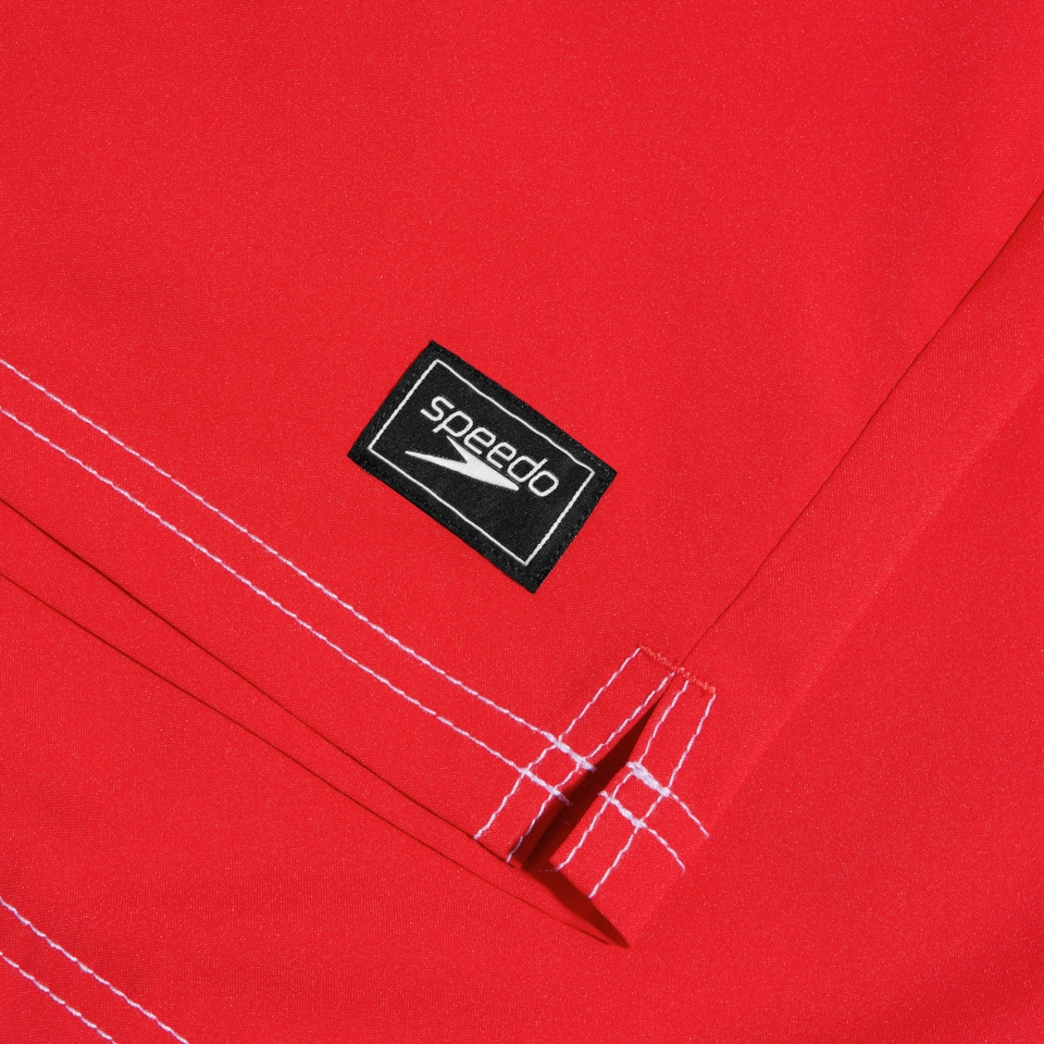 Men's Vintage Volley 14" Swim Trunks Red
