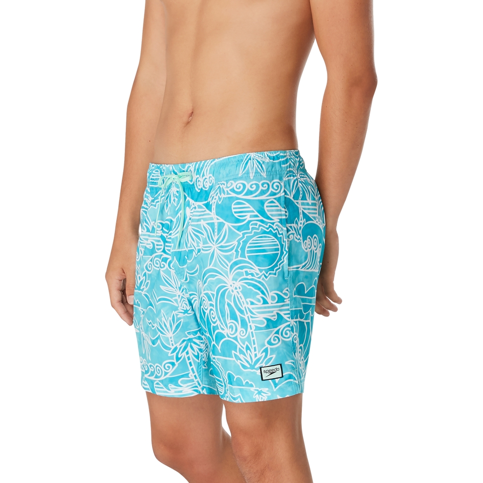Men's Printed Redondo Edge Volley 17" Green