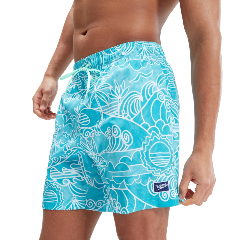 Men's Printed Redondo Edge Volley 17" Green