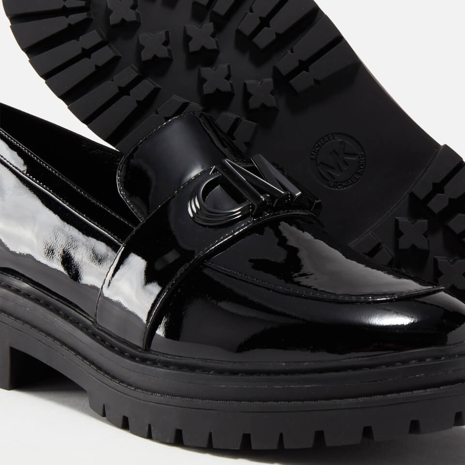 Michael kors patent leather loafers sale