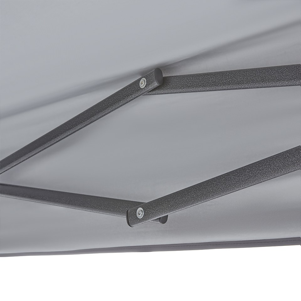 Homebase Edit PopUp Gazebo Grey Homebase