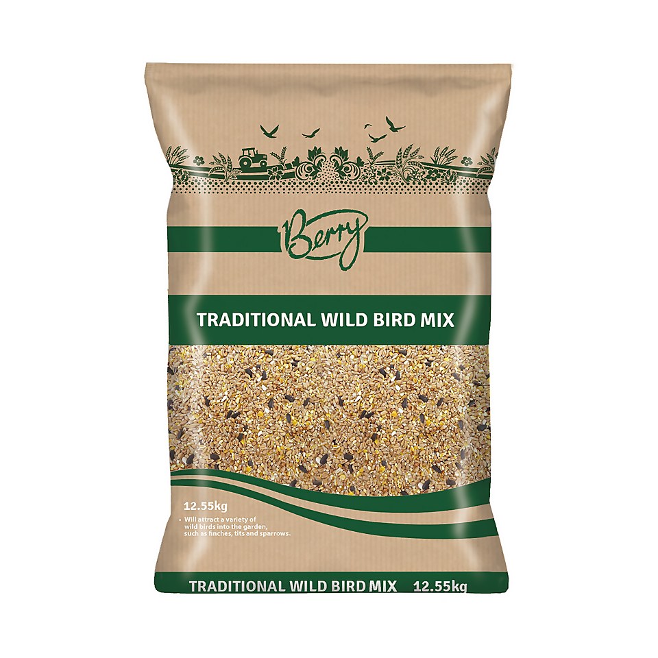 Berry Wild Bird Food Traditional Mix 12.55kg Homebase