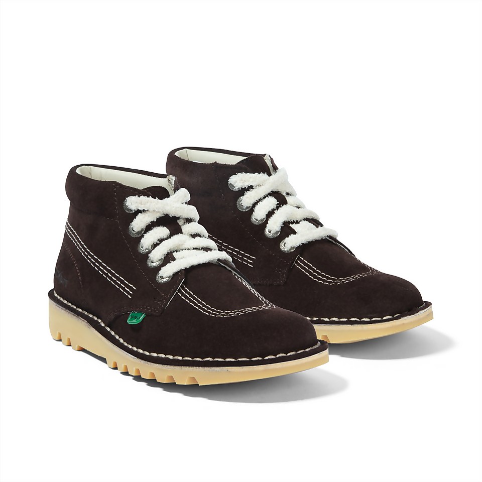 Adult Unisex Kick Hi Suede Brown
