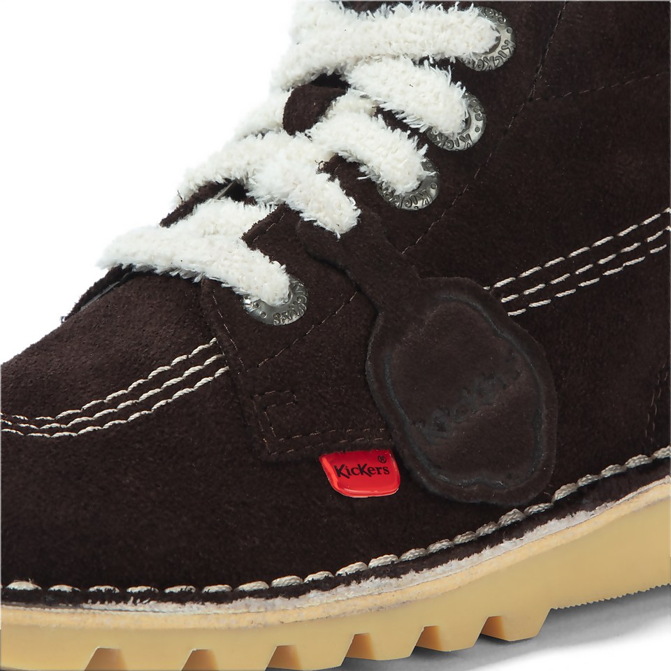 Adult Unisex Kick Hi Suede Brown