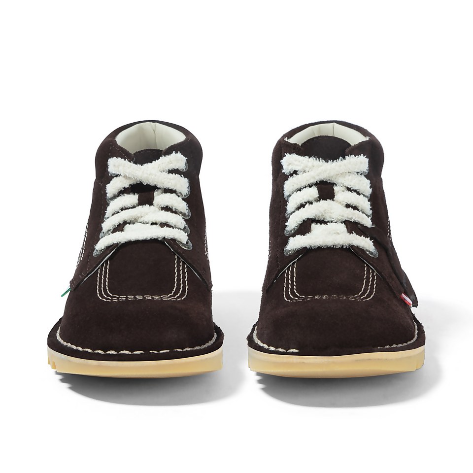 Adult Unisex Kick Hi Suede Brown