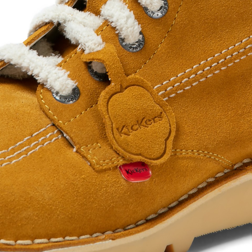 Adult Unisex Kick Hi Suede Mustard