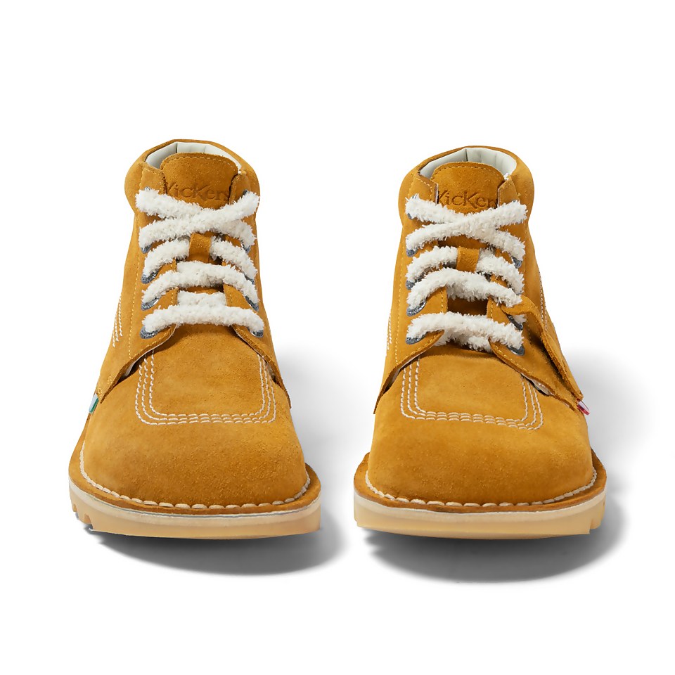 Adult Unisex Kick Hi Suede Mustard
