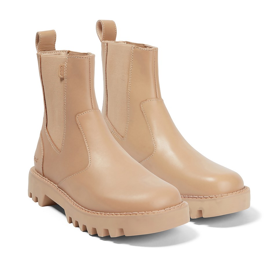 Adult Adult Women's Kizziie Chelz Higher Leather Beige