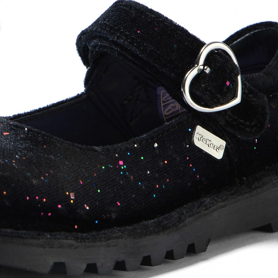 Infant Girls Kick Mj Glitter Textile Velvet Black