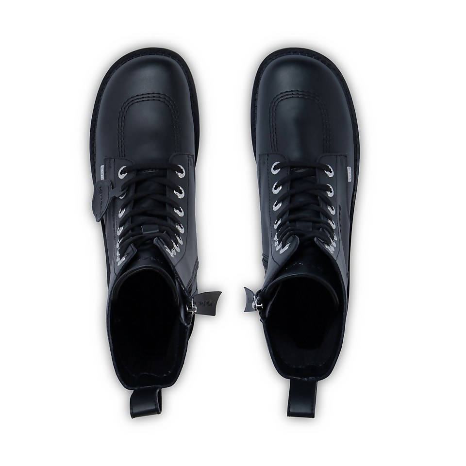 Adult Unisex Kizziie Lace Up Leather Alternative Black