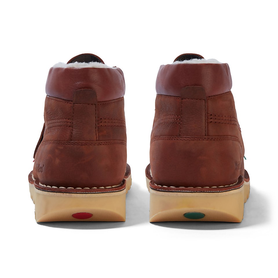 Mens Kick Hi Hike Leather Rust
