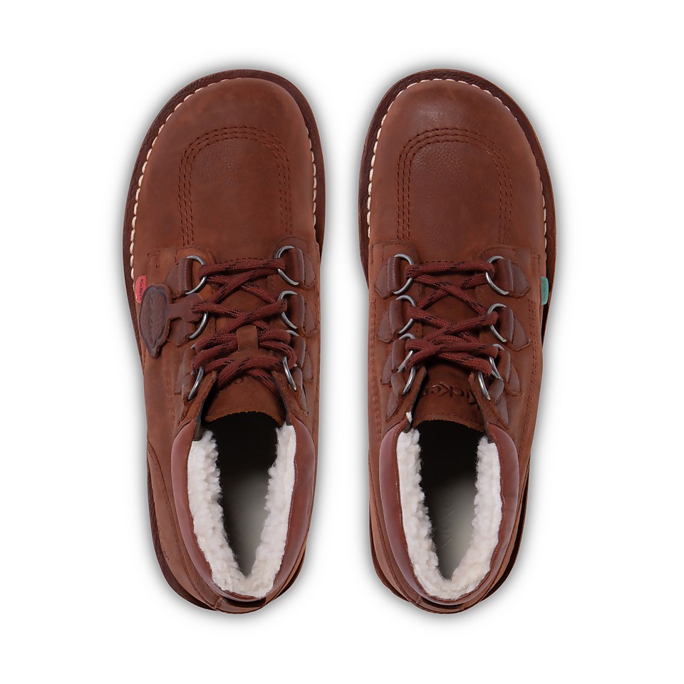 Mens Kick Hi Hike Leather Rust