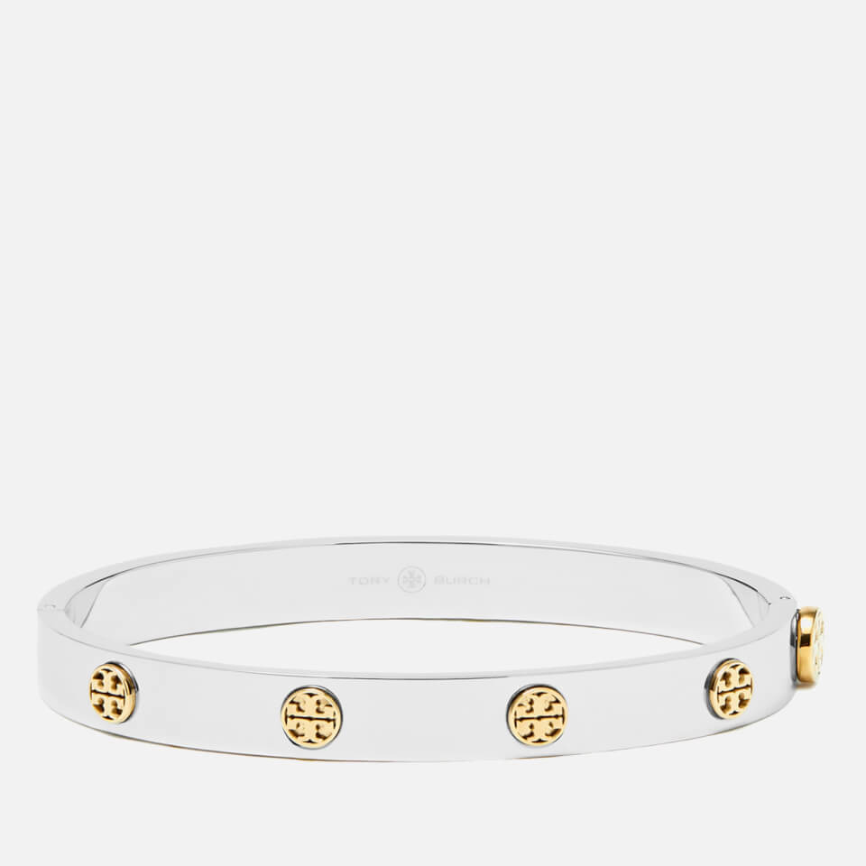 Tory Burch Miller Studded Silver-Tone Bracelet