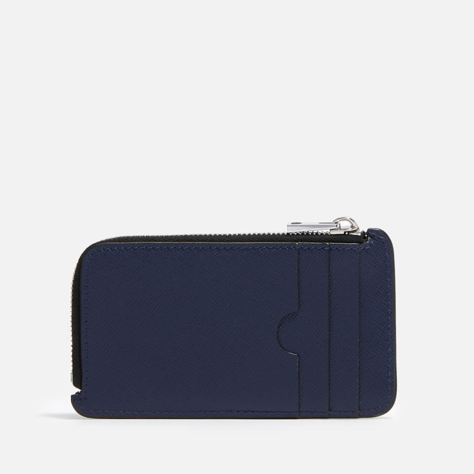 Marni Logo-Printed Leather Coin and Card Holder