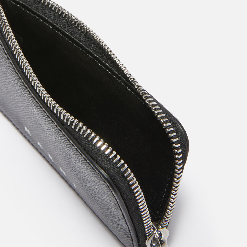Marni Logo-Printed Leather Coin and Card Holder