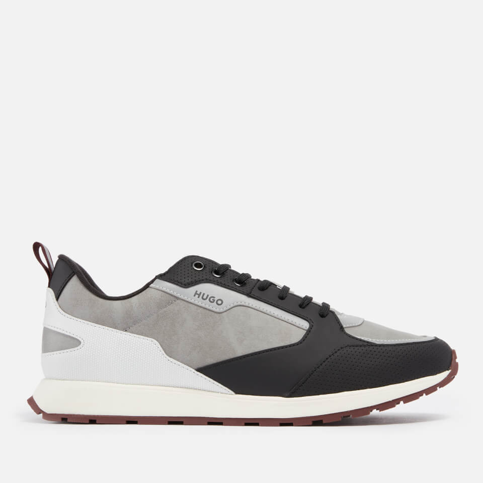HUGO Icelin Leather and Suede Trainers | Worldwide Delivery | Allsole