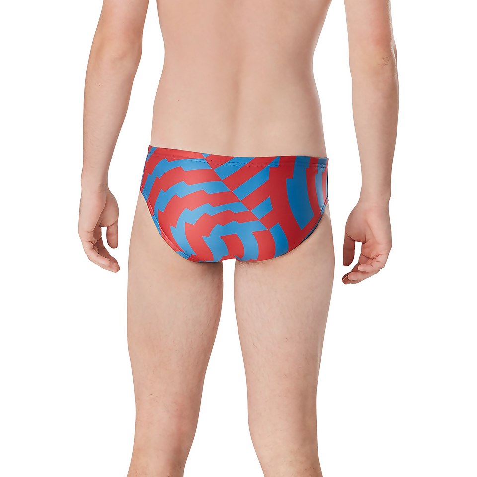 Men's Vortex Maze Brief Blue/Red