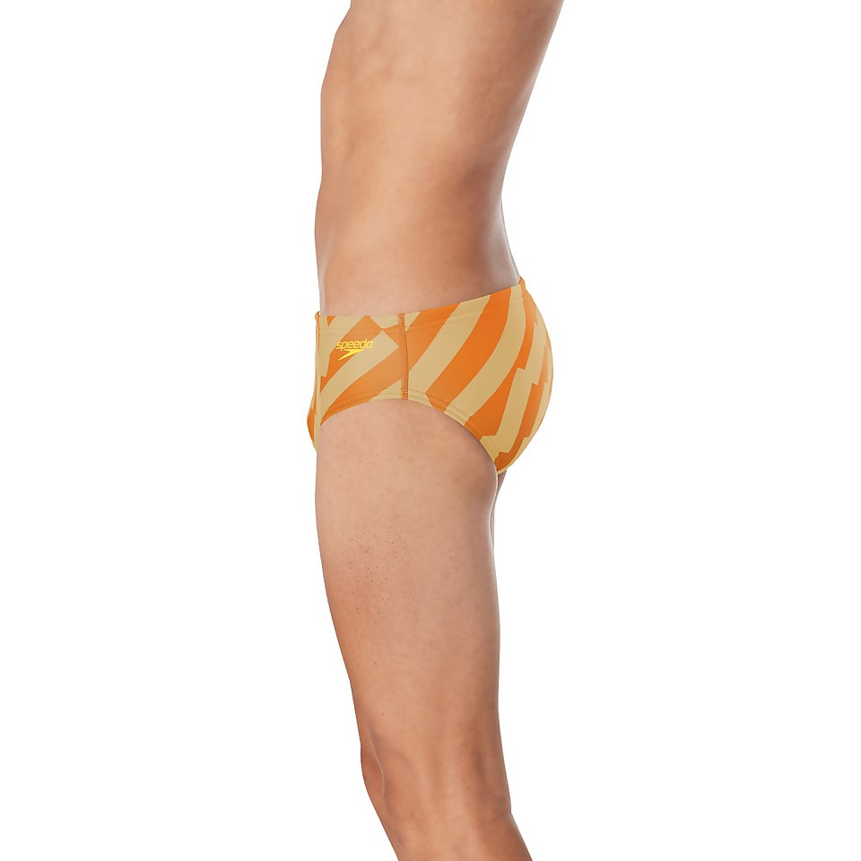 Men's Vortex Maze Brief Orange