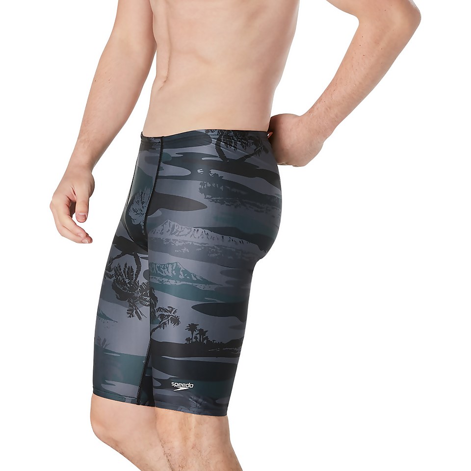 Boy's Printed Jammer Black
