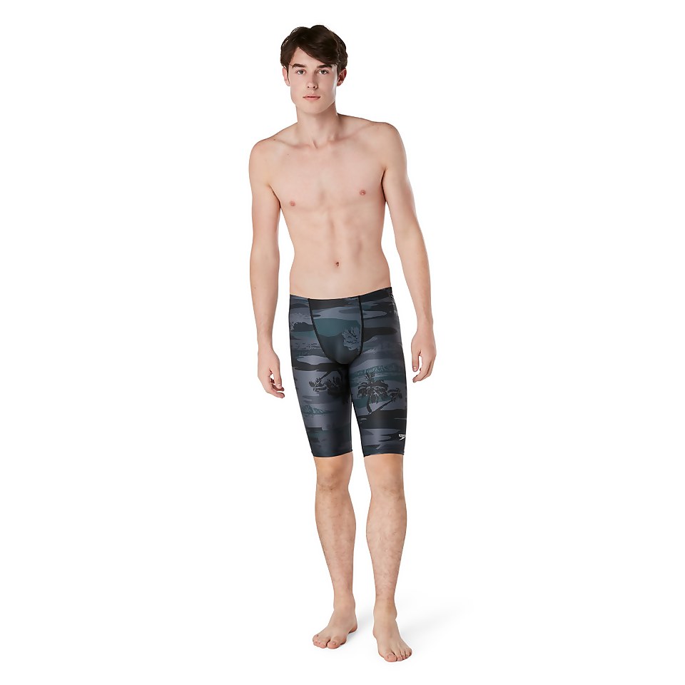 Boy's Printed Jammer Black