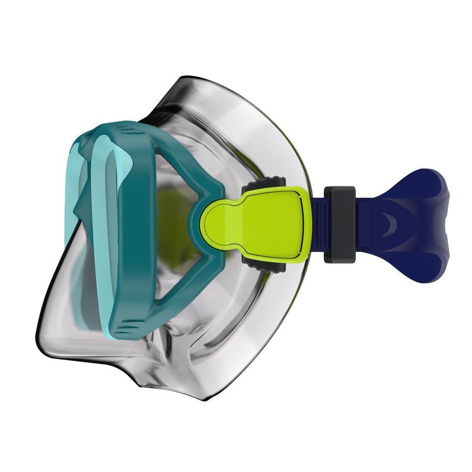 Ensemble masque et tuba Adventure pour adultes, bleu