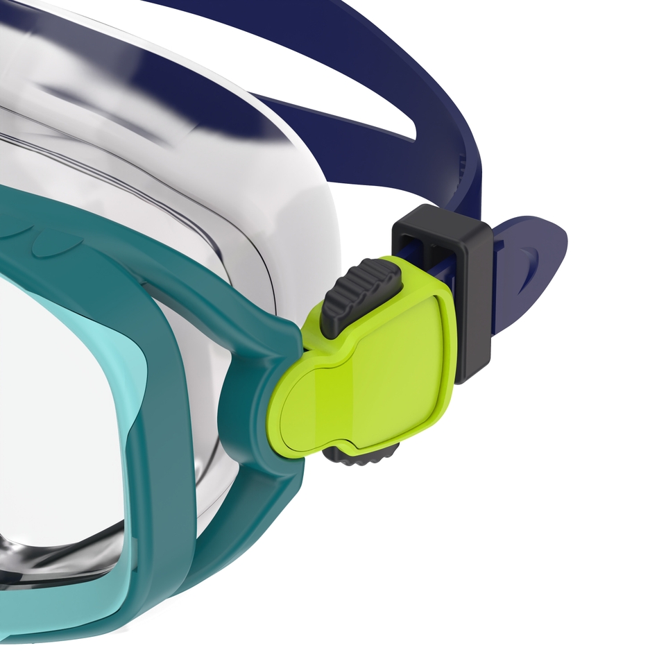 Ensemble masque et tuba Adventure pour adultes, bleu