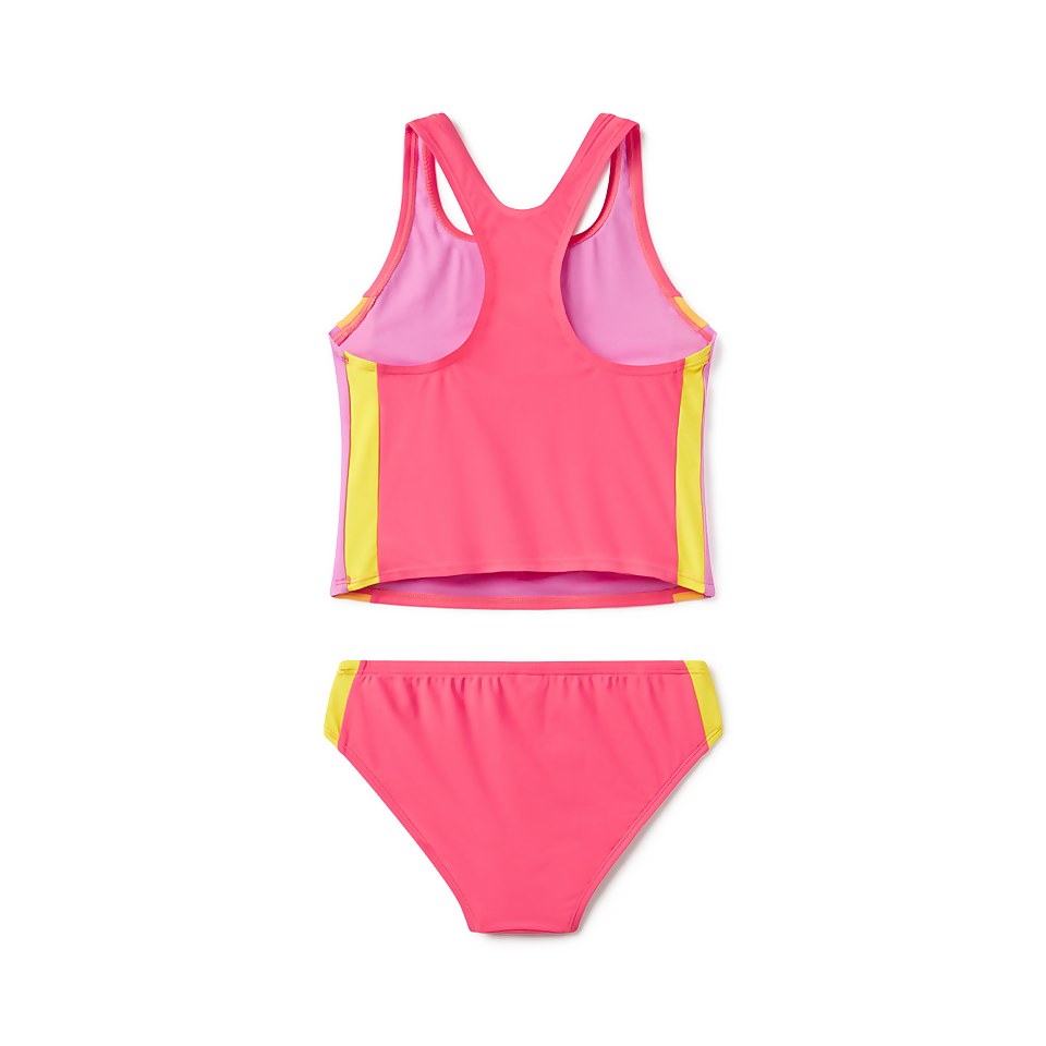 Ensemble Tankini pour filles, rose