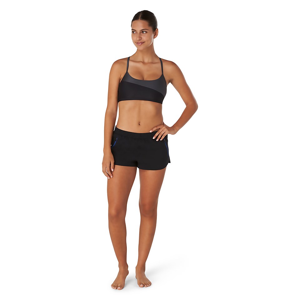 Women's Woven Short Black