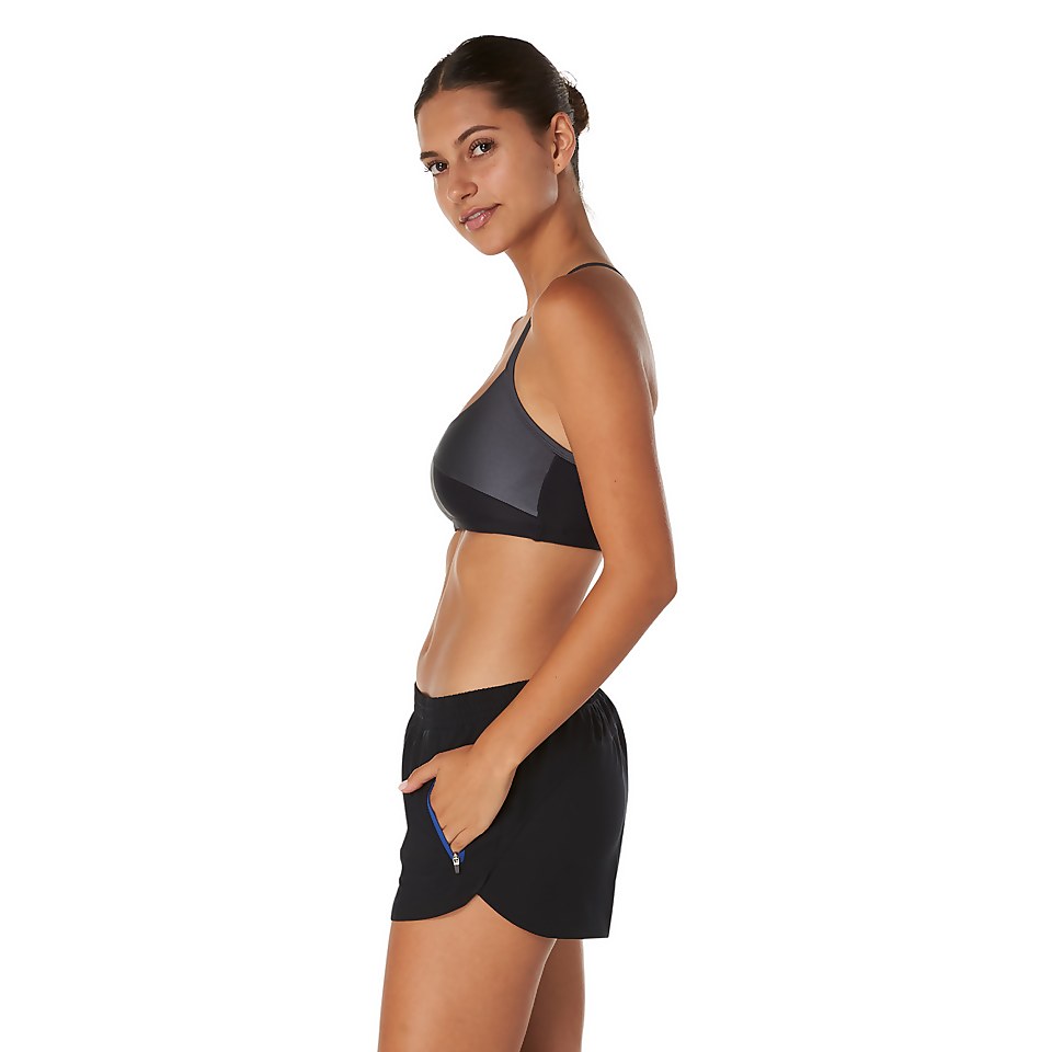 Women's Woven Short Black