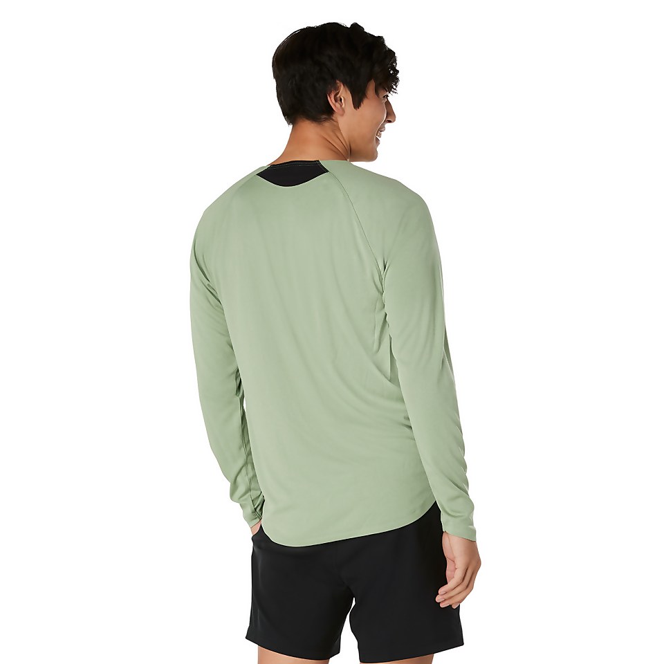 Men's Long Sleeve Swim Rashguard Green