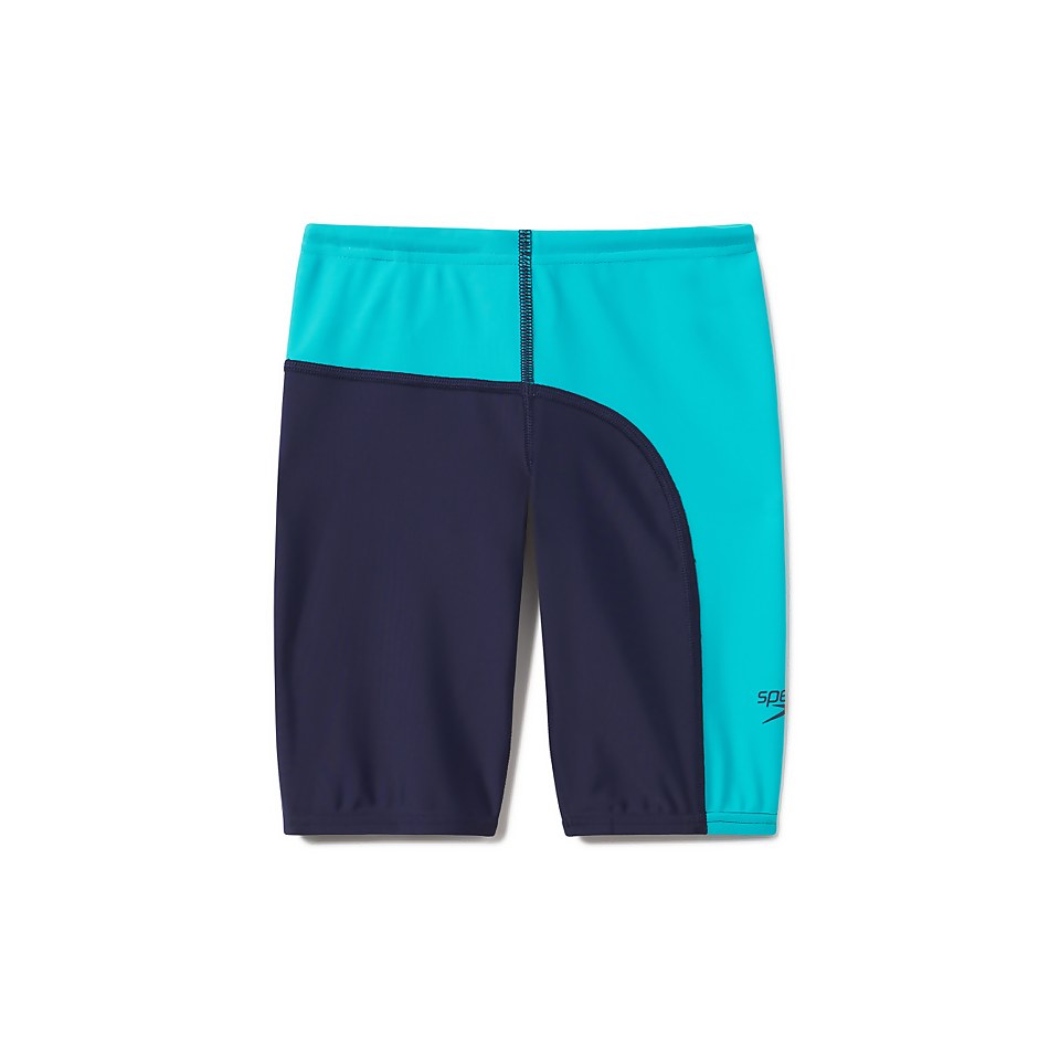 Cuissard de natation épissé pour garçons, bleu