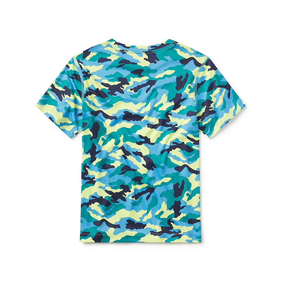 Short Sleeve Shark Chalk Swim Shirt