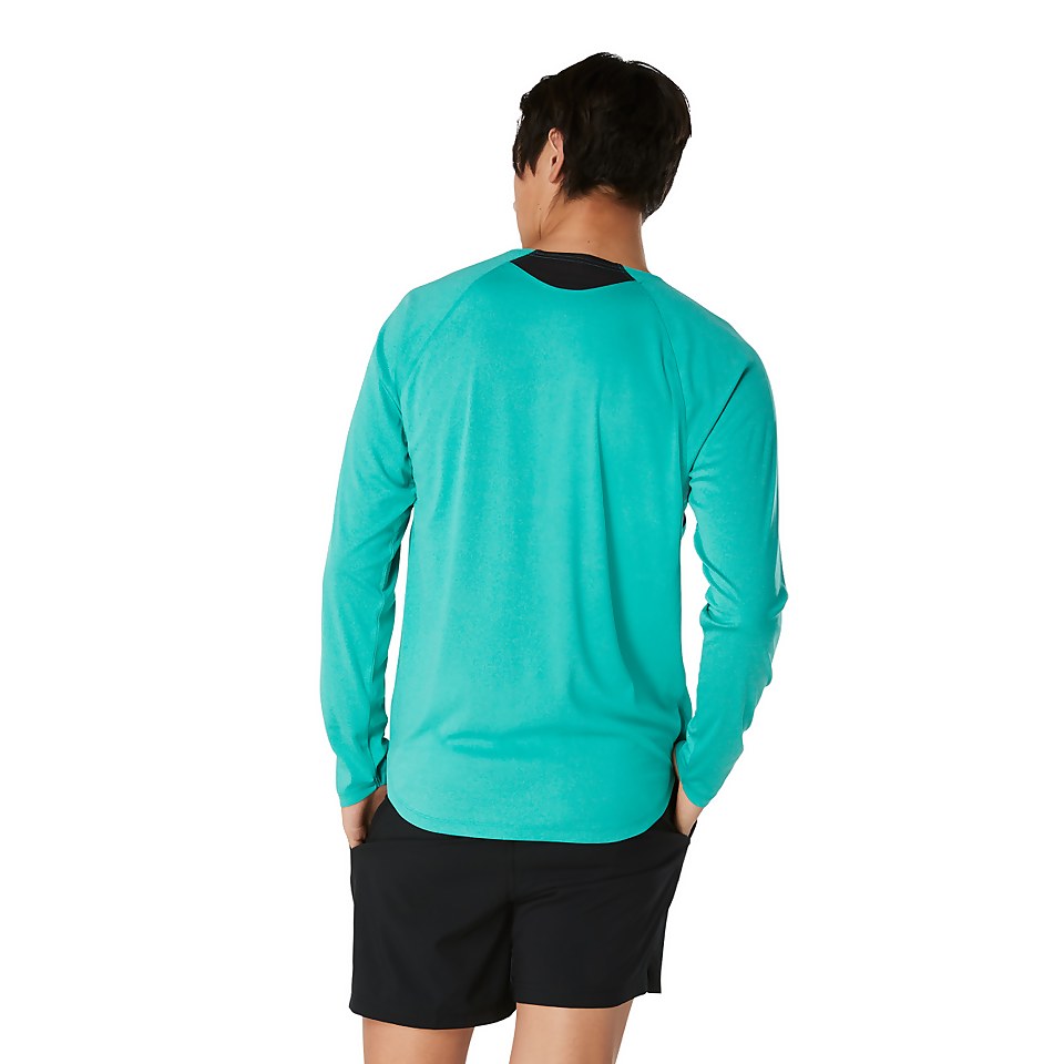 Men's Speedo Long Sleeve Rashguard Blue