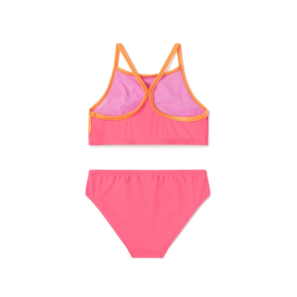 Girl's Shimmer Bikini Set Orange