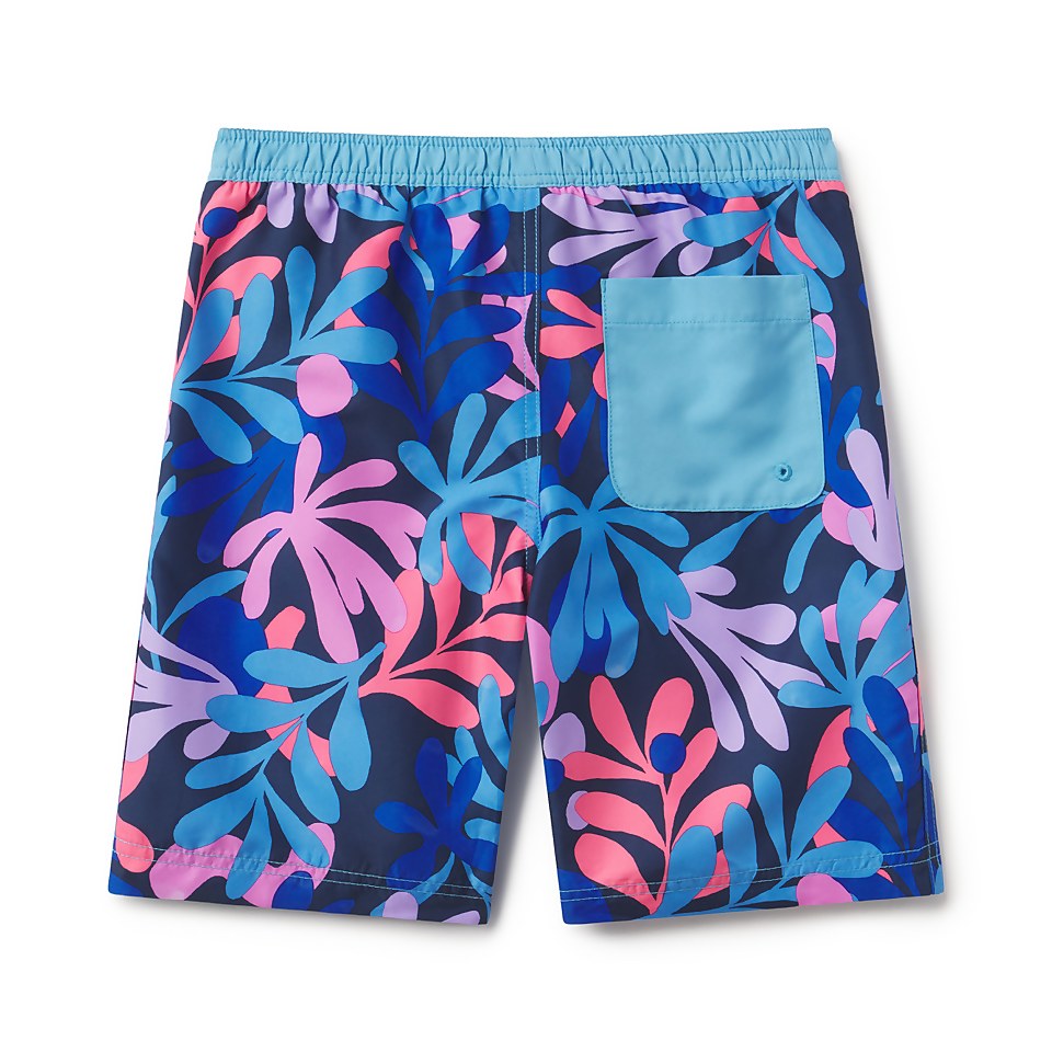 Boys Coral Sea 17" Boardshort Pink