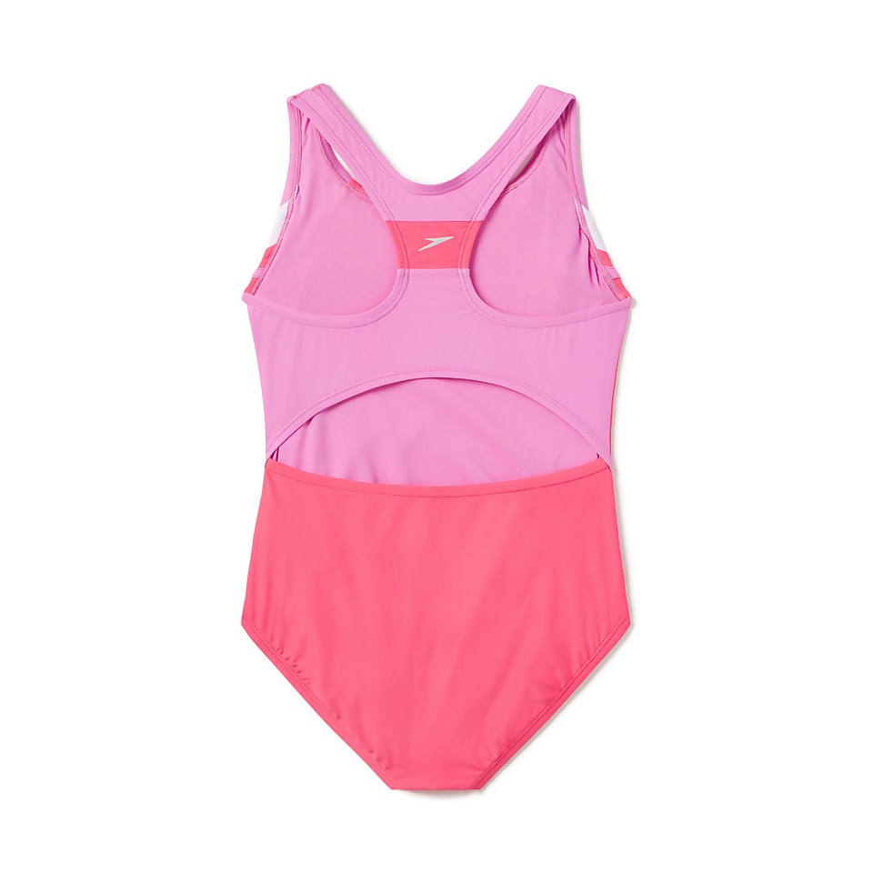 Girl's Infinity Splice One Piece Pink