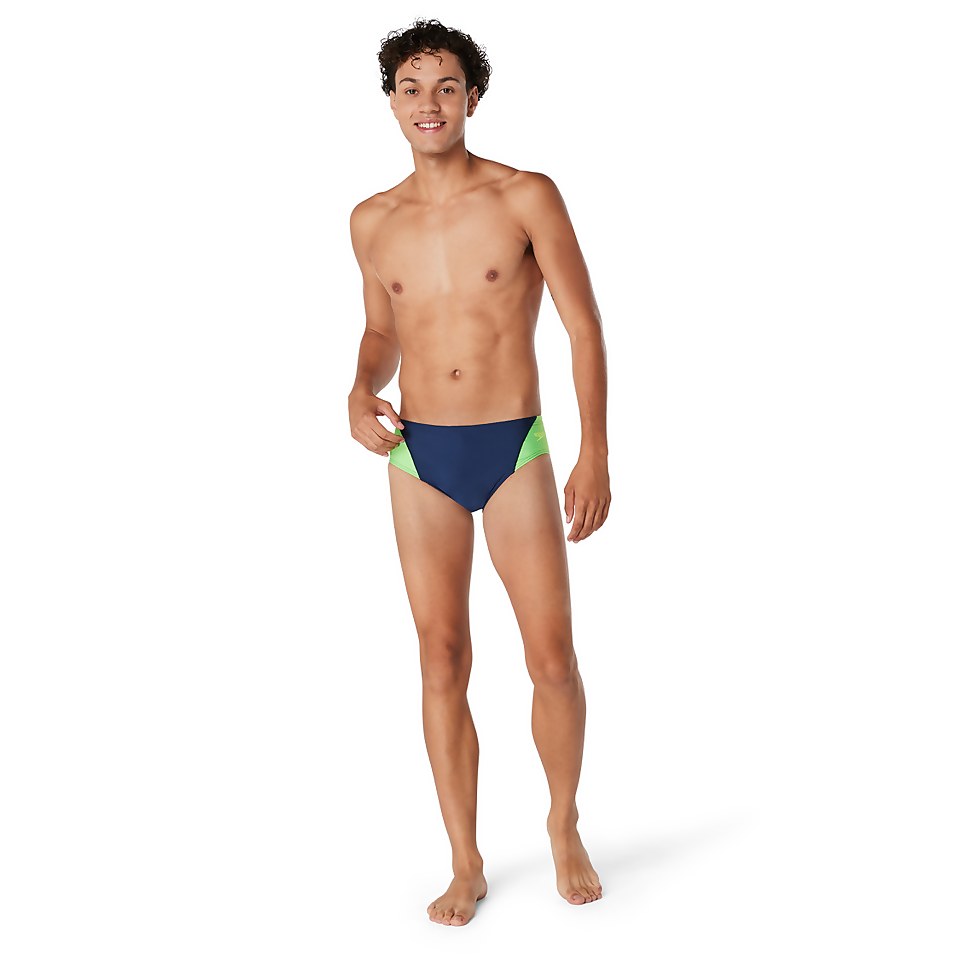 Boys Splice Brief Navy/Green
