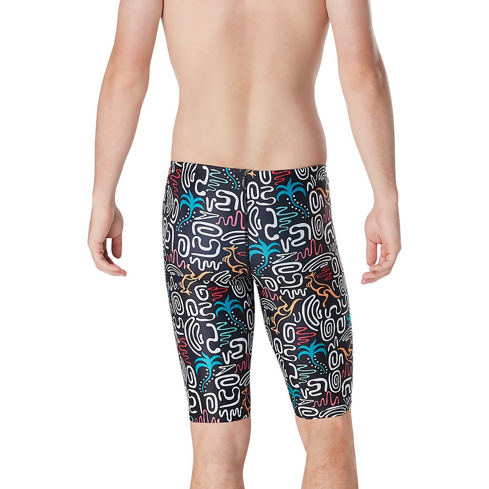 Boy's Printed Jammer Blue