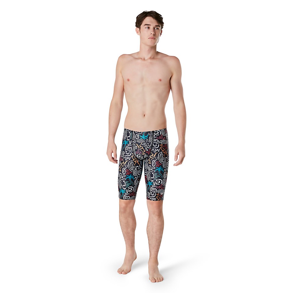 Boy's Printed Jammer Blue