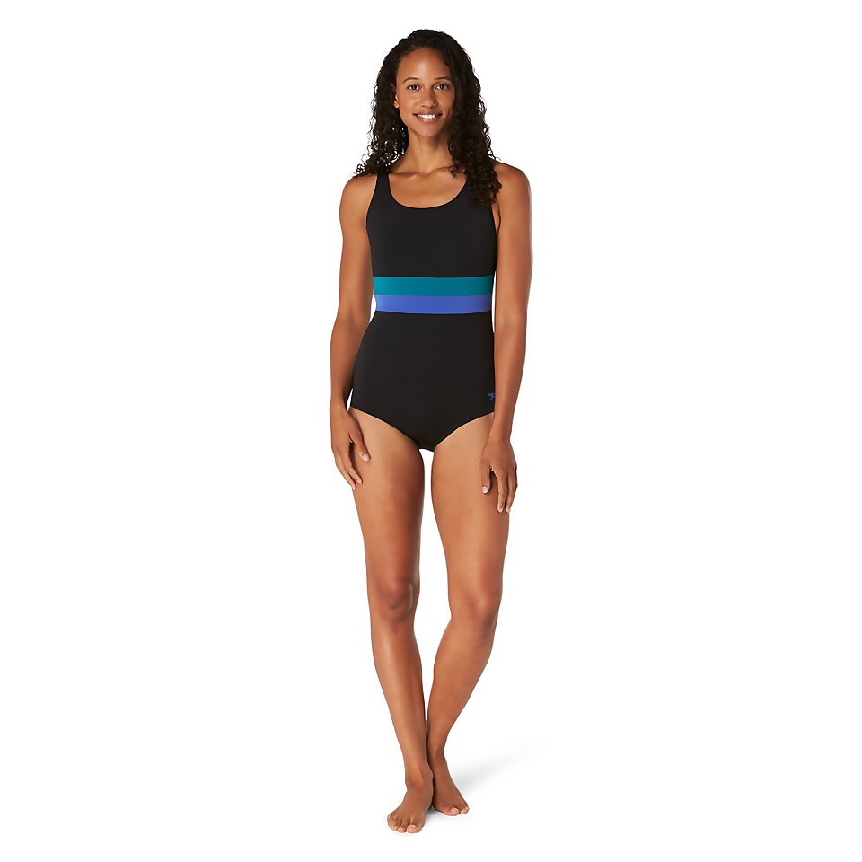 Women's Banded One Piece Black