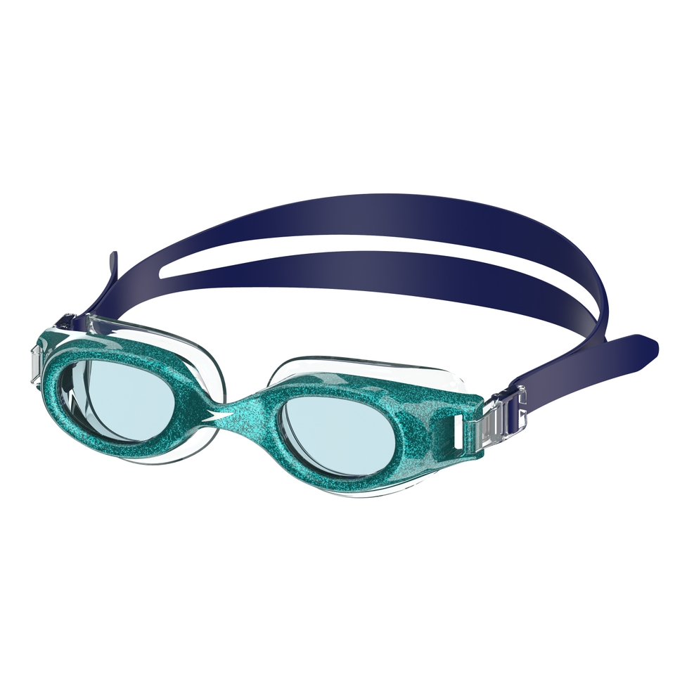 Junior Hydrospex Print Glitter Goggles Green