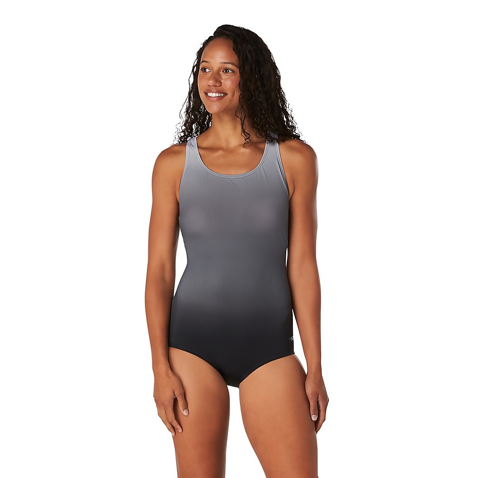 Women's Ombre Ultraback One Piece Black