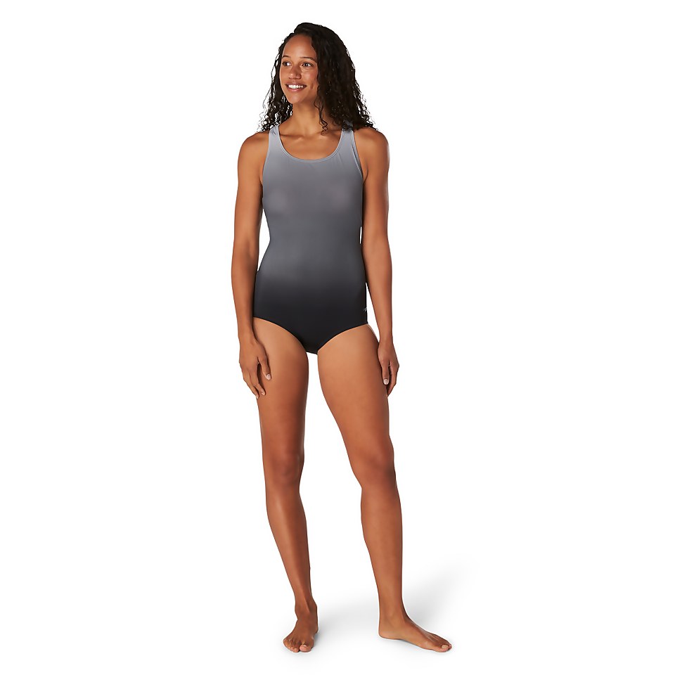 Women's Ombre Ultraback One Piece Black